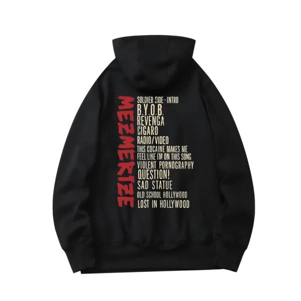 Mezmerize Tracklist Hoodie