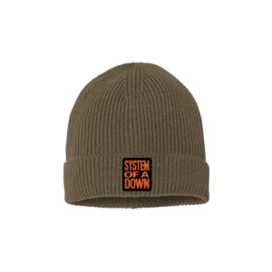 Olive Patch Beanie