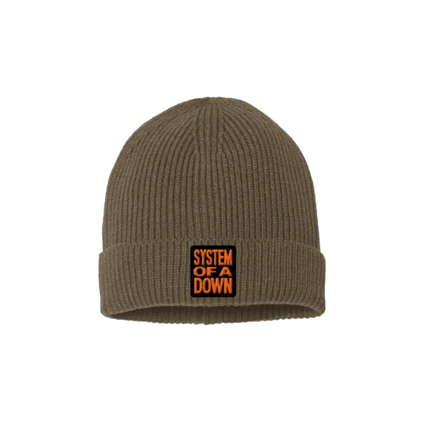 Olive Patch Beanie