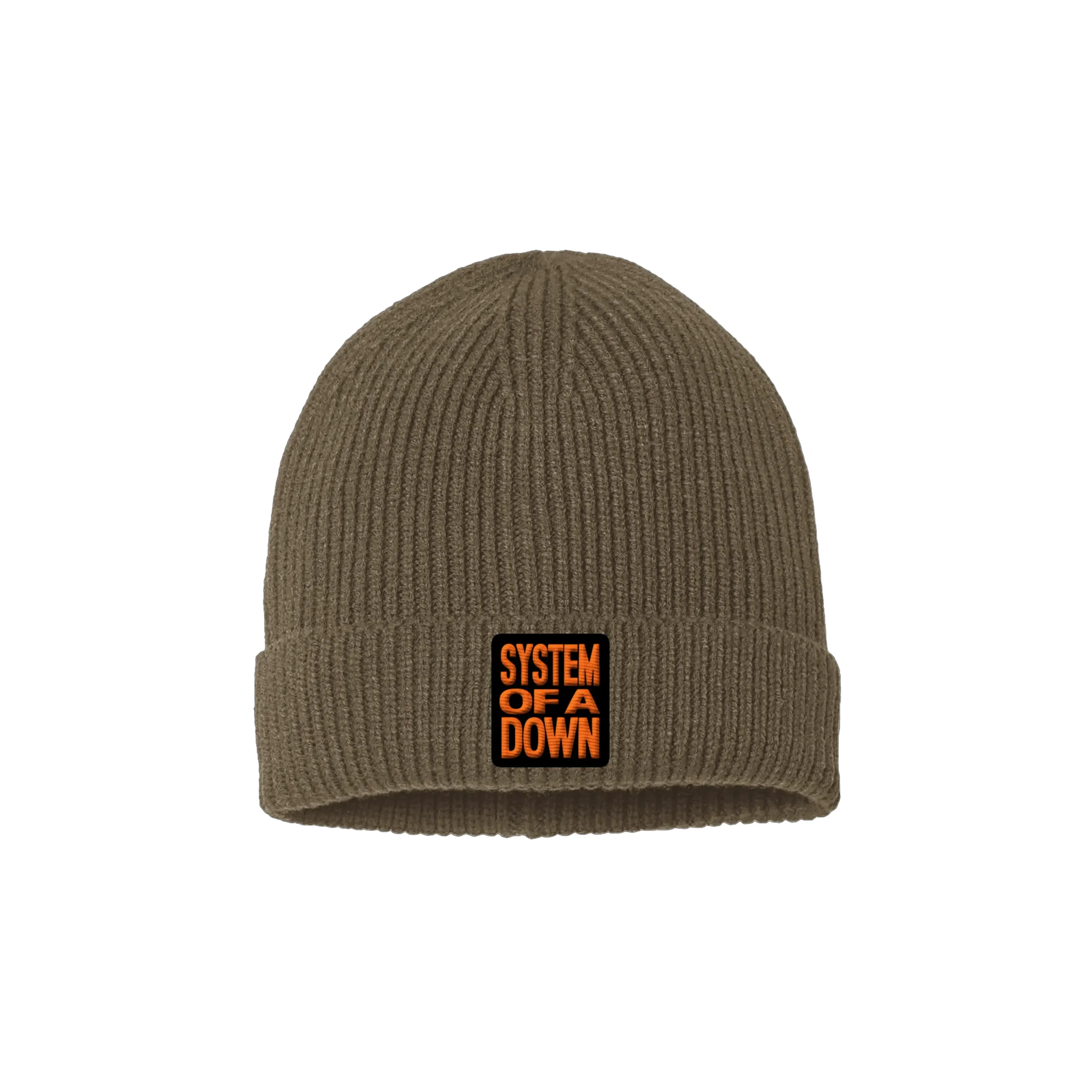 Olive Patch Beanie