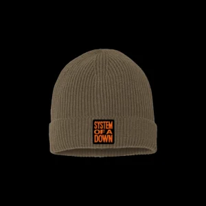 Olive Patch Beanie