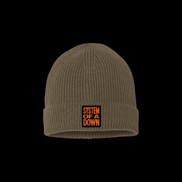 Olive Patch Beanie