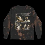 Self-Titled Painted Faces Bleach-Dye Longsleeve