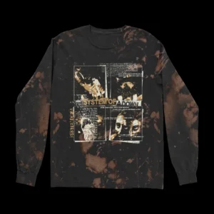 Self-Titled Painted Faces Bleach-Dye Longsleeve