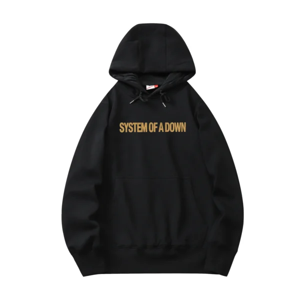 Shattered Numbers Pullover Hoodie Back